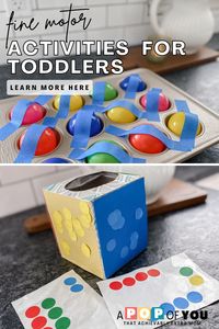 Discover easy and engaging fine motor activities for toddlers that enhance their development and creativity. Explore fun activities that foster color recognition, coordination, and hands-on exploration for kids aged 18-24 months.