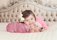 baby and big sis.. omg I can see this, but only with you! Charlotte and Peyton totally.. dark haired cuties