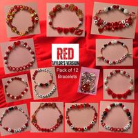 , a limited edition collection of three red bracelets inspired by Taylor Swift's album