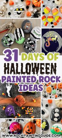 🎨 31 Spooktacular Halloween Rock Painting Ideas! 🎃 Get inspired with a variety of Halloween-themed rock painting designs! From creepy creatures to cute ghosts, these ideas are perfect for adding a festive touch to your decor or as fun Halloween gifts. Whether you're a beginner or a seasoned artist, these DIY rock painting projects will bring your Halloween creativity to life! 👻🕸️ #HalloweenCrafts #RockPainting #DIYHalloween #CreativeIdeas #SpookyFun