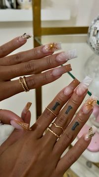 #vacation #nails #blackgirlnails #blackgirlfashion #nudenailart #beachlife #beachnails