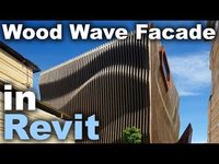 Wave Wood Facade in Revit Tutorial - YouTube