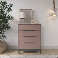 The minimalist clean lines highlight the soft modern feel of the Wynwood Chest. This contemporary nursery chest features rounded, tapered feet, and flush pulls, adding to the simple modernist aesthetic. 3 sophisticated finishes highlight the chest's unique features. Pair with coordinating pieces from the Child Craft Wynwood nursery furniture collection to complete your child’s bedroom.