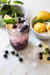 Sparkling Blueberry Basil Lemonade — My Diary of Us