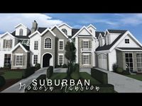 Bloxburg: Suburban Modern Family Home | Housebuild | ROBLOX bloxburg - YouTube