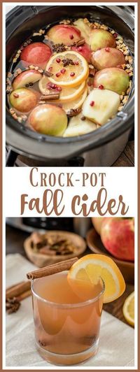 Nothing says fall like a delicious homemade crock pot apple cider recipe!