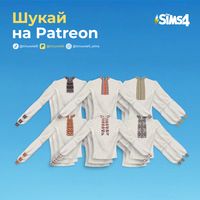 Ukrainian man vyshyvanka The Sims 4 CC mods