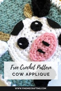 Craving a cozy new project? Look no further! This adorable cow applique will be the perfect addition to your Cuddle Buddies Blanket. Get your paws on the free crochet pattern and get started today - you won't be disappointed!