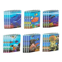 Package Includes24 Spiral Notebook For Note Taking Lined Paper Kids Party Favor, 3D Ocean Cover x 1Item Description24 Spiral Notebook For Note Taking Lined Paper Kids Party Favor, 3D Ocean CoverSpiral Notepad - 24-Pack Top Spiral Notebooks, Bulk Mini Spiral Notepads for Note Taking, To-do Lists, Kids Party Favors, Lined Paper, 6 Ocean Animals Themed 3D Cover Designs, 2.75 x 4.25 InchesSPIRAL NOTEPAD: This set comes with 24 notepads in 6 designs with 4 of each. Featuring dolphins, clown fish, sea