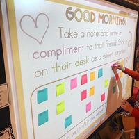 This is definitely one of our favorite spots in our classroom! Our calendar and math talk board get used daily during our morning meeting…