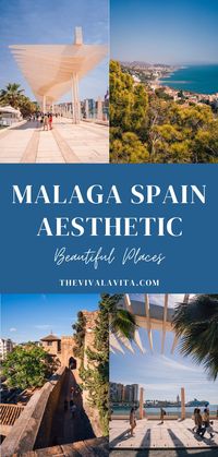 Malaga Spain aesthetic - stunning cathedrals, historic old town, castle and Alcazaba fortress - all of that is Malaga on Costa del Sol. Explore some of the most beautiful locations in this article! Spain travel tips | Malaga travel | Malaga things to do | Costa del Sol | Andalusia | Spain Travel Guide