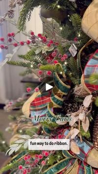 1.7K views · 4.3K reactions | Transform your Christmas tree into a showstopper with these easy wired ribbon curls! Add volume, texture, and festive flair for a tree that wows.  Watch now and create the perfect holiday look! Want your tree to look like it’s straight out of a holiday magazine?  Like and follow @teebeeinspired for more home, beauty and DIY finds and tips.   amz @amazon #teebeeinspired #amz #amazondeals  #amazoninfluencer #amazonfinds #dailydeals #shopwithme #shopthelook #HomeDecor #InteriorDesign #HomeInspiration #Decorating #HomeStyling #InteriorDecor #DesignInspiration #HomeInteriors #DecorGoals #HouseBeautiful #CozyHome #HomeSweetHome #DecoratingIdeas | Teresa Bratcher