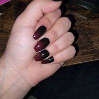 Wine/black Ombre Nails. Fake Nails, Press on Nails. Color Gradient, Ombre Nails. Black Nails, Wine Red. Choice of Matte or Glossy Finish. - Etsy