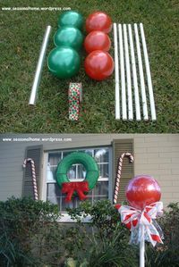 lolypop lawn decorations:)