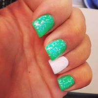 My st Patrick's day nails