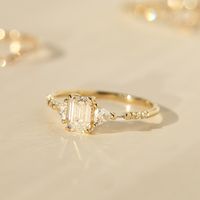 Jennie Kwon Emerald Cut Equilibrium Ring