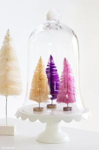 How to Make Bottle Brush Holiday Trees - Happy Happy Nester