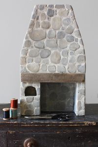 the miss thistle society : make a miniature stone hearth – ann wood handmade