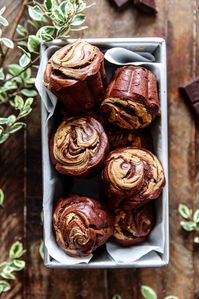 Chocolate  Peanut Butter Muffins - Delight Fuel