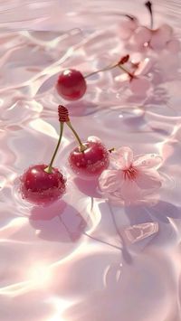 #cherry #aesthetic #cherryaesthetic #wallpaper #cute #pink