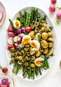 Nicoise Salad - Asparagus and Green Bean Nicoise Salad