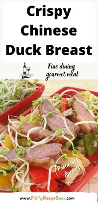 Crispy Chinese Duck Breast - Fill My Recipe Book