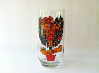 Day 11  11 Pipers piping  Pepsi Glass 11th Day of Christmas Glassware. $8.00, via Etsy.