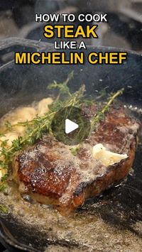 DANNY KIM on Instagram: "MICHELIN STAR CHEF Shares his Secrets to a Perfect Steak 🥩⭐️ #steak #michelinchef 👨‍🍳 @chefyuantang 🎥 @dannygrubs Steak. The most iconic date night dish. So simple, yet so intricate and easy to mess up. Where did the word “steak” even come from? The original name came from the Saxons, and they called it “stelk”, which literally means “meat on stick.” The average American consumes a whopping 50 pounds of beef a year, and we’re 4th leading consumer in beef behind Argentina, Brazil, and Uruguay (South American friends sure know how to cook beef!). The internet is flooded with tips and so called secrets on how to cook the perfect steak, but most of us are lost in which advice to follow. So we took it upon ourselves to ask the big question: How does a MICHELIN ST