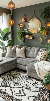 Moderne Wohnzimmer-Ideen mit Sofa in Grau – Haus- & Gartentrends