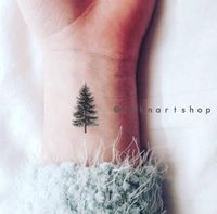 This set includes Tiny Pine Tree tattoo x 4pcs Size: 1.5 x 3 cm each Why not buy in bulk to save some shipping cost, check out more at: http://inknart.storenvy.com/ Follow us at Facebook for more updates and exclusive offers: http://www.facebook.com/InknArtshop Make your day with som...