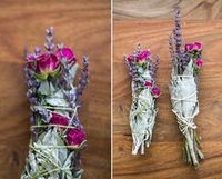 Sage, Lavendar, Rose: How To Make A Smudge Stick This Gorgeous - http://thechalkboardmag.com/how-to-make-a-smudge-stick