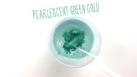 Watch us mix our Green Gold Pearl Pigment into Epoxy Resin 💚