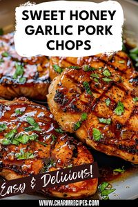 If you're on the lookout for a delicious dinner idea, look no further than these honey garlic pork chops. This simple yet flavorful recipe gives traditional pork chops a sweet and garlicky twist that will wow your family or guests. Cooking them is a breeze, and the end result is succulent and mouthwatering pork that pairs perfectly with rice or veggies. Enhance the flavor with a mix of honey, garlic, and soy sauce for a delightful meal anyone can enjoy. This dish is not only satisfying but also perfect for a quick weeknight dinner.