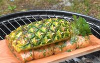 Grilled Salmon & Pineapple With Extra Smoky Flavor