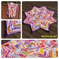 Lulu Loves Crochet: The Granny Star Blanket