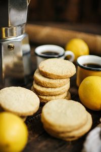 Lemon Scottish Shortbread Cookies - the perfect complement to your morning coffee or afternoon tea! | ciaochowbambina.com #scottishshortbread #shortbread #shortbreadcookies #cookies #lemonshortbread #sweets #dessert