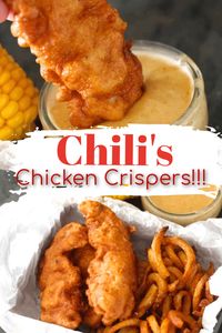 No need to go out and spend money when you can enjoy these Copycat Chili's Chicken Crispers in the comfort of your own home. #copycatrecipe #chicken #friedchicken