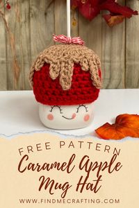 Embrace the essence of the fall season with our free, beginner-friendly crochet pattern! Crochet a marshmallow mug hat, adding a whimsical touch to your fall decor. Captivate your autumn spirit, bring the warmth and charm of fall indoors with a caramel apple. For visual learners, our comprehensive video tutorial makes crocheting them a breeze. These adorable mug accessories are the perfect DIY project this fall!