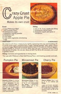 Crazy Crust Apple Pie Recipe – Vintage « RecipeCurio.com