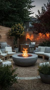 Discover a variety of creative and budget-friendly backyard firepit ideas perfect for any space. From DIY firepits and unique designs to cost-effective solutions and stylish integrations, get inspired to transform your backyard into a cozy haven. Explore options for small yards, comfortable seating, and additional features like grills and string lights. Embrace the warmth and charm of a personalized firepit area in your backyard. #FirepitDesign #OutdoorLiving #GardenIdeas