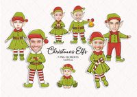 Add Your Own Photo, Elf Yourself DIY, Elf Face Blank, Christmas Craft for Kids, Elf Bulletin Board, Christmas Decor - Etsy