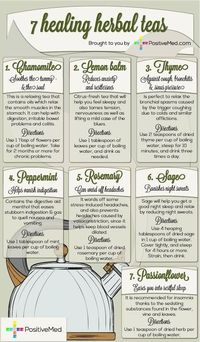 7 Powerful Healing Herbal Teas. Herbal teas are powerful form of medicine known by mankind for hundreds of years to treat and prevent illnesses.