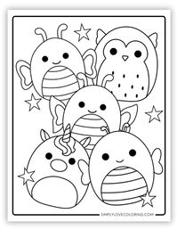 Free Squishmallow Friends coloring pages are great for educational activities for kids, crafts, road trips, and more. Get ideas on fun ways to turn them into a learning experience.