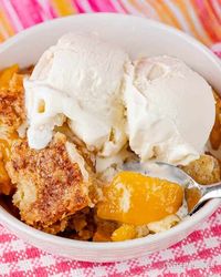 Peach Dump Cake