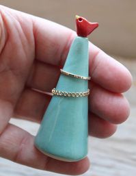 Custom Handmade Bird Pottery Ring Cone Ship in One to Two - Etsy UK