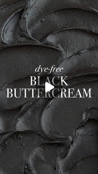 Whitney DePaoli | Sugar & Sparrow on Instagram: "DYE-FREE BLACK BUTTERCREAM 🖤 this tastes like OREO COOKIE BUTTER + it’s so easy to make with one special ingredient (and ZERO food color gel). And bonus: since there’s no dye involved, it won’t turn your mouth or💩weird colors!⁣
⁣
Full recipe + link to the black cocoa powder I use is in my bio and at sugarandsparrow.com/dye-free-black-buttercream-recipe⁣
⁣
DYE-FREE BLACK BUTTERCREAM⁣⁣
Yield: 3 Cups⁣⁣
⁣⁣
INGREDIENTS:⁣⁣
1 Cup (226g) unsalted butter, room temperature⁣⁣
2 1/2 Cups (300g) powdered sugar⁣⁣
1/2 Cup (56g) EXTRA DARK black cocoa powder⁣⁣
1 tsp pure vanilla extract⁣⁣
2 Tbsp whole milk, room temperature⁣⁣
pinch of salt⁣⁣
⁣⁣
INSTRUCTIONS:⁣⁣
1. In a stand mixer fitted with the paddle attachment, whip the butter on medium speed until cre