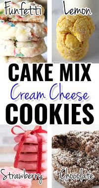 Cake Mix Cream Cheese Cookies - The Best Cake Mix Cookie Recipes