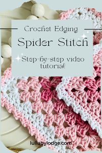 Add a touch of elegance to your crochet projects with the Spider Stitch Border! This easy-to-follow video tutorial will guide you through each step, helping you create beautiful, simple edges for blankets, scarves, and more. Perfect for both beginners and experienced crocheters, this tutorial breaks down the spider stitch into simple steps, ensuring a polished and professional finish. Click to watch and start mastering the spider stitch today!