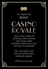 50+ Brilliant Ideas For A Casino Royale Theme Party