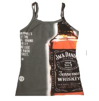 Jacky wiskey rock star religion all over print tattoo top shirt m jack daniels bottle harley rocker lady